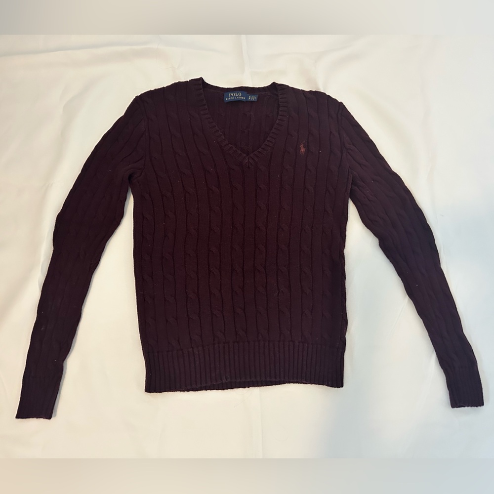 Polo by Ralph Lauren Women’s Maroon Sweater